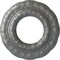 Ekena Millwork Lisbon Ceiling Medallion (Fits Canopies up to 7"), Hand-Painted Silver, 15 3/8"OD x 7"ID x 1"P CM15LISLS - alternate 1